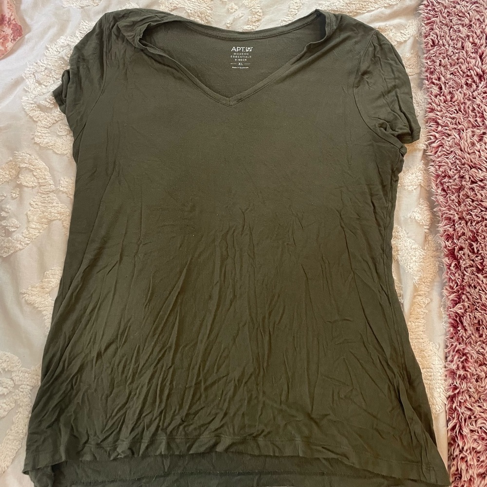 Apartment 9 Green V-neck top